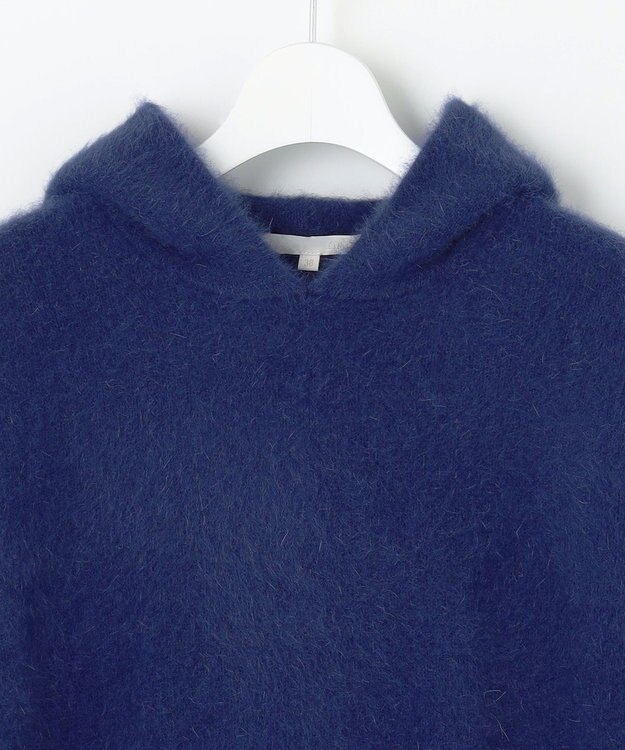 自由区 フォックスウール フーディー ブルー