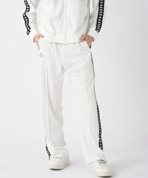 OP／FILA 【Kappa】バンダ ジャージトラックパンツ ホワイト