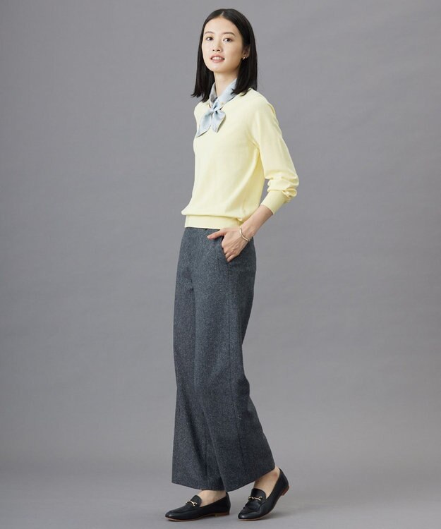 J.PRESS LADIES グラバッティーノ スカーフ ライトグレー系5