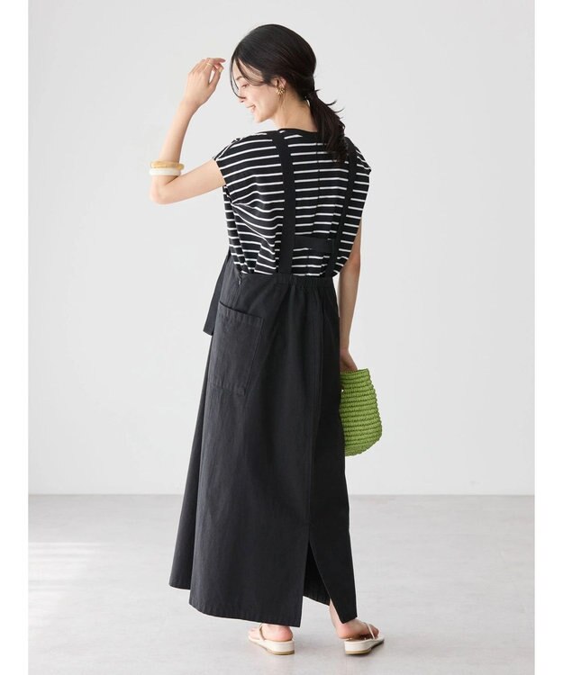 AMERICAN HOLIC Ｗポケットサス付きスカート Black