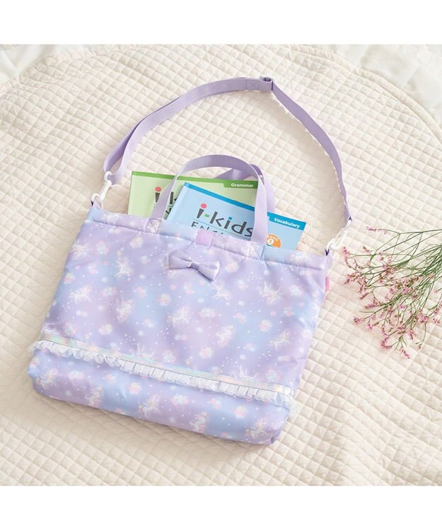 Mother garden マザーガーデン ユニコーン レッスンバッグ 《フラワー柄》 フラワー柄