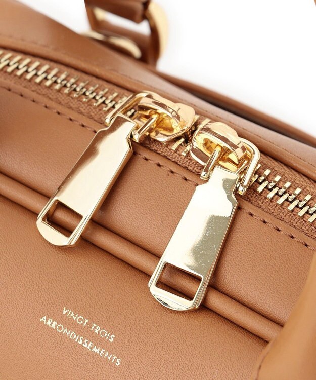 23区 【Oggi掲載】ミニ ボストンバッグ キャメル系