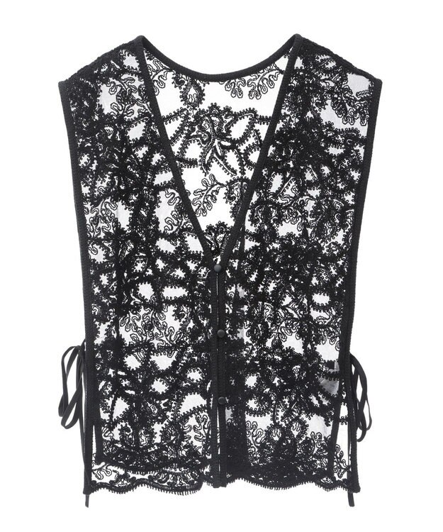 Green Parks ・ＥＬＥＮＣＡＲＥ　ＤＵＥ　２ｗａｙレースベスト Off White