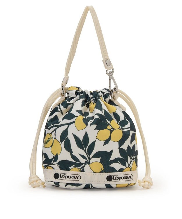 LeSportsac DRAWSTRING BUCKET CHARM/レモンオーチャード レモンオーチャード