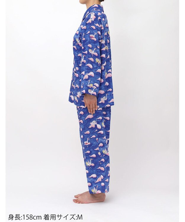tsumori chisato SLEEP ツモリチサト パジャマ 綿100%(本体) 楊柳素材 9分袖 長袖 9分丈 レディース UDT310 /ワコール コン