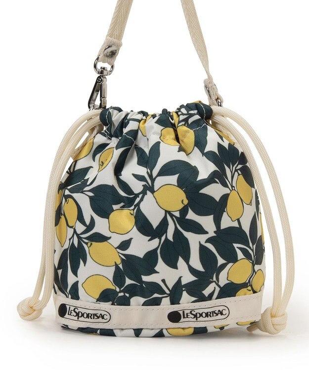 LeSportsac DRAWSTRING BUCKET CHARM/レモンオーチャード レモンオーチャード