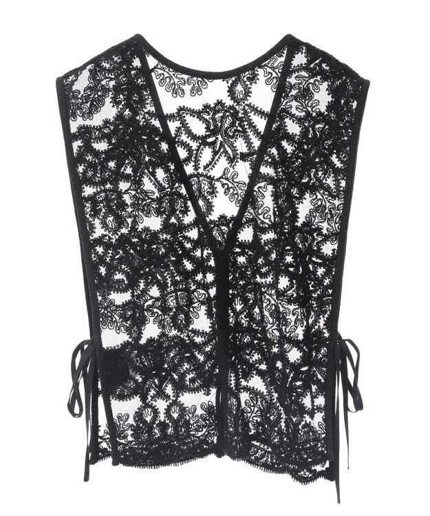 Green Parks ・ＥＬＥＮＣＡＲＥ　ＤＵＥ　２ｗａｙレースベスト Off White