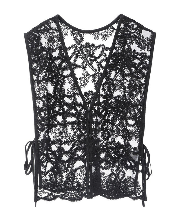 Green Parks ・ＥＬＥＮＣＡＲＥ　ＤＵＥ　２ｗａｙレースベスト Off White