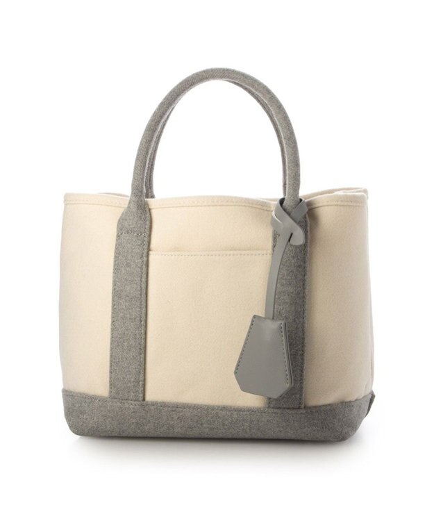 UNBILLION カシュカシュ cachechche / メルトン風パーテーショントート グレーミックス