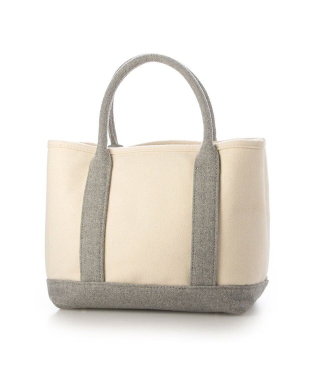 UNBILLION カシュカシュ cachechche / メルトン風パーテーショントート グレーミックス