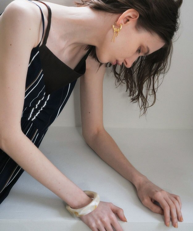 YECCA VECCA マーブルバングル Ivory