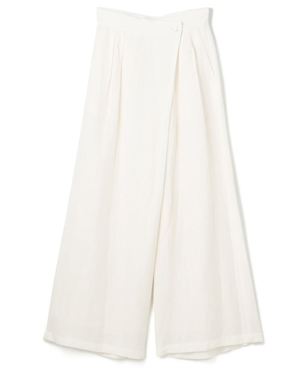 NAVE 【Nave・セットアップ可】ヴィスコースリネン パンツ アイボリー系