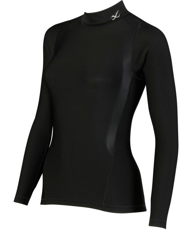 CW-X 【WOMEN】 CW-X レディース 機能性トップス 【JYURYU TOP】 長袖 肩が動かしやすくなる 運動時の疲労を軽減 ゴルフ 球技 マラソン 保温(本体) JAY789 /ワコール ブラック