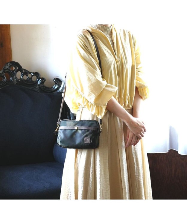 Regalo Felice 【2way / お財布機能付】ショルダー / REGALO OLC(オリーブ×ブラウン)