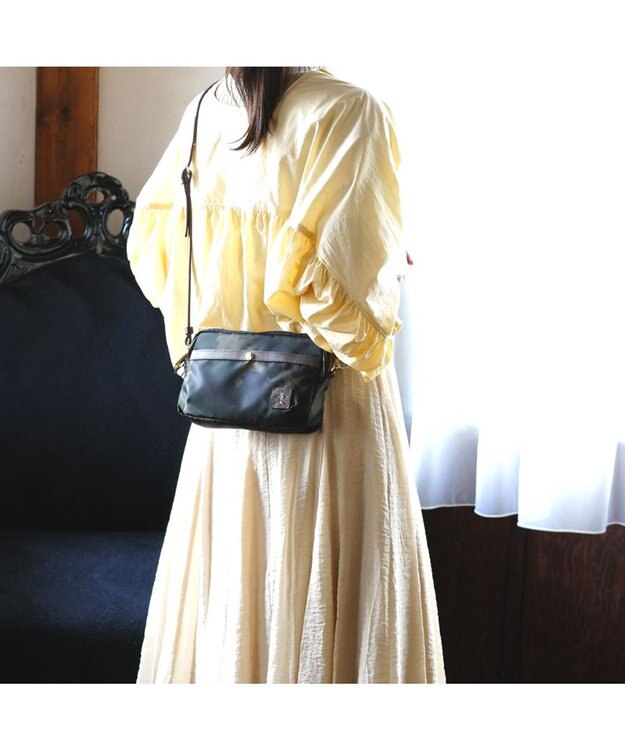 Regalo Felice 【2way / お財布機能付】ショルダー / REGALO OLC(オリーブ×ブラウン)