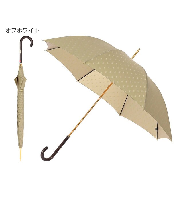 MOONBAT 【日本製】POLO RALPH LAUREN (ポロ ラルフローレン)長傘 ポロポニージャカード オフホワイト