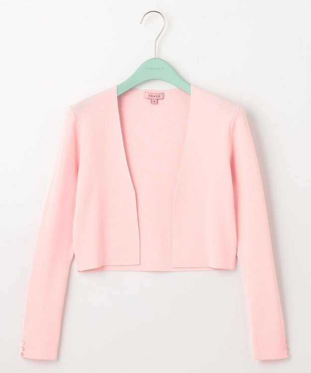 TOCCA 【洗える】SQUARE BOLERO ボレロ ピンク系