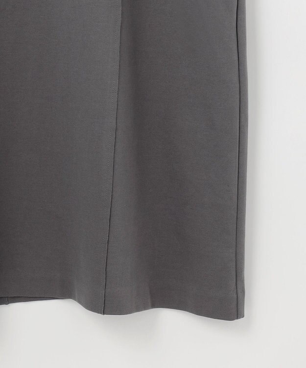 自由区 L 【洗える】エアーポンチ ワンピース チャコール