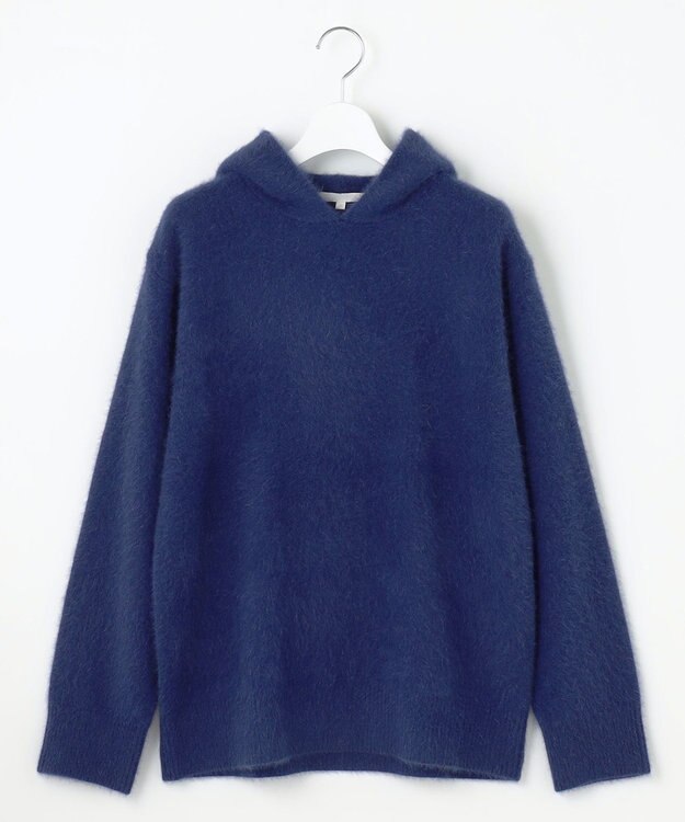 自由区 フォックスウール フーディー ブルー