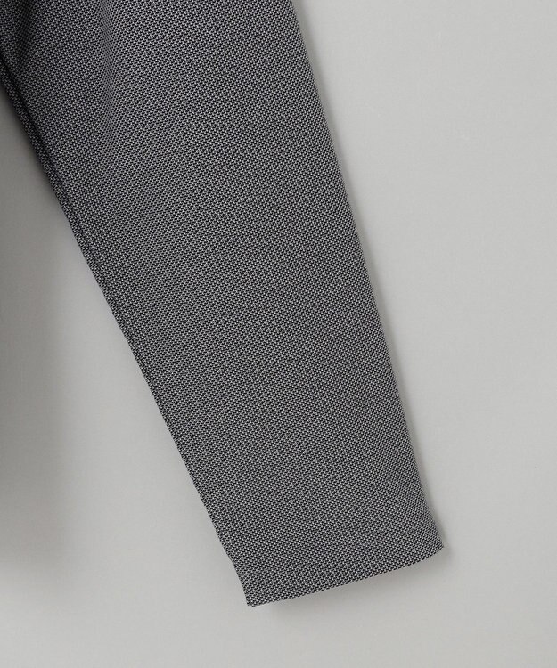 GOTAIRIKU ジャケットのインナーに最適【WEB&一部店舗限定】キレイ目 鹿の子 ビズ長袖Tシャツ ライトグレー系