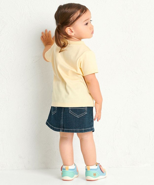 MIKI HOUSE HOT BISCUITS 【70-120cm】【Everyday Series】ワンポイント 半袖Tシャツ コーン