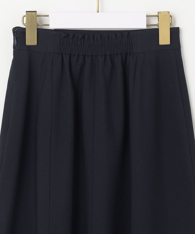 ANY SIS S 【低身長企画】ライトドビー スカート ネイビー