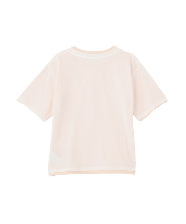 AMERICAN HOLIC 【2点セット】レイヤードシアーTシャツ Off White