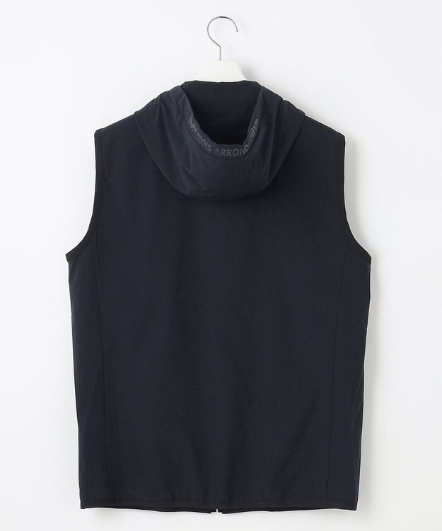 23区GOLF 【MEN/キングサイズ】【撥水・ストレッチライトフードベスト ネイビー系