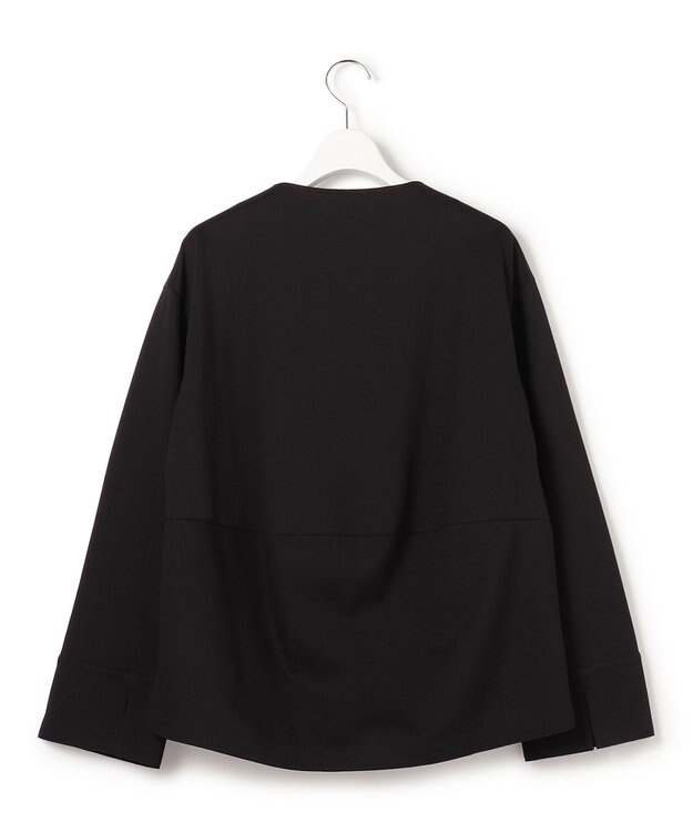 23区 S 【先行予約】コンパクトツイル Vネック カットソー ブラック系