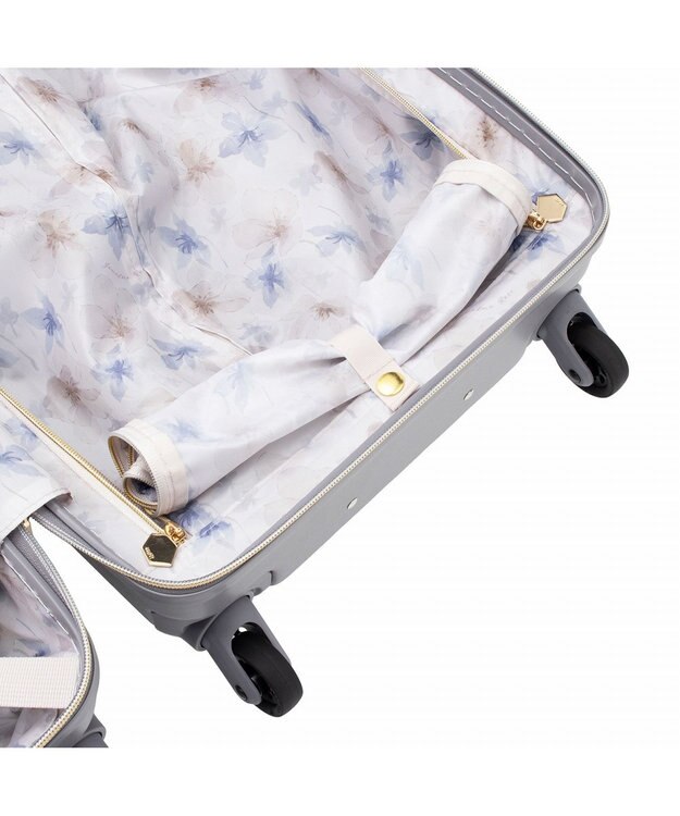 ACE BAGS & LUGGAGE Jewelna Rose HaNT ×Jewelna Rose コラボ スーツケース 機内持ち込み フロントオープン 34L 06820 ジュエルナローズ ラベンダーグレー