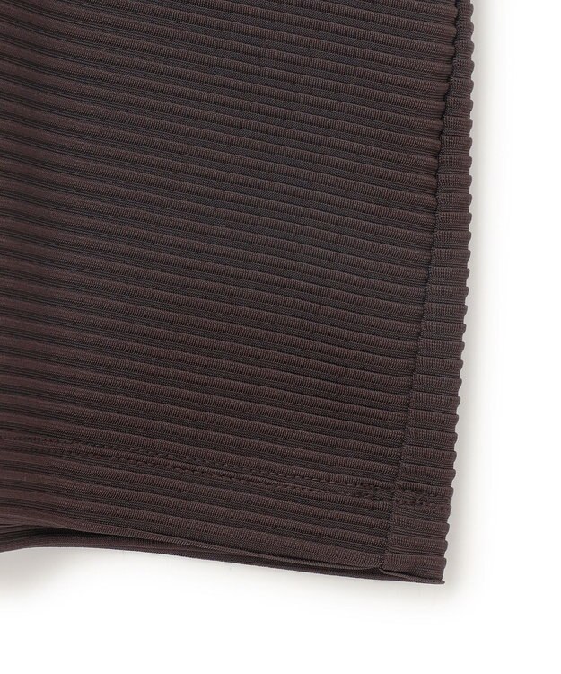 JOSEPH HOMME タックリップルジャージー　クルーネックTシャツ ダークブラウン系