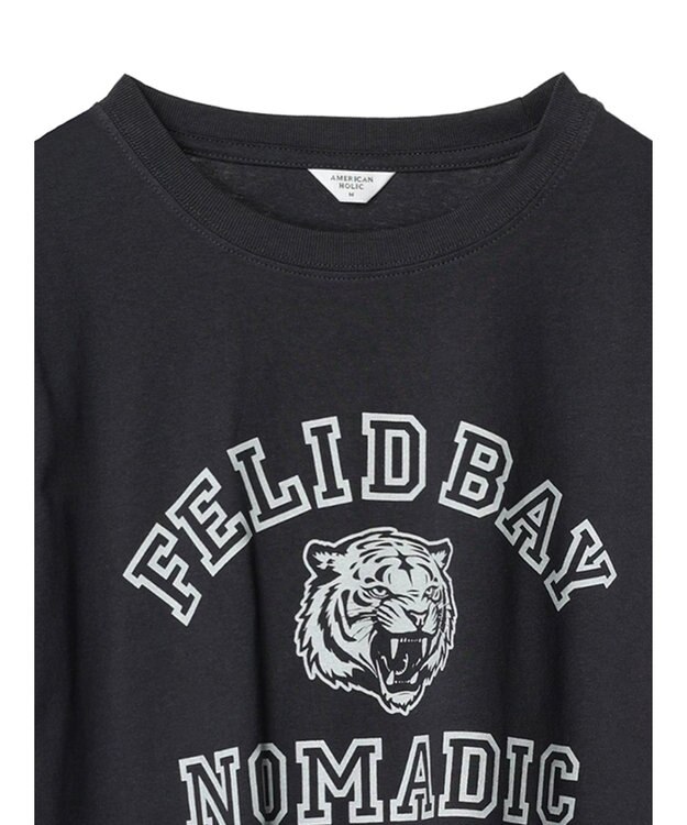 AMERICAN HOLIC ＴＩＧＥＲカットＴＥＥ Charcoal Gray