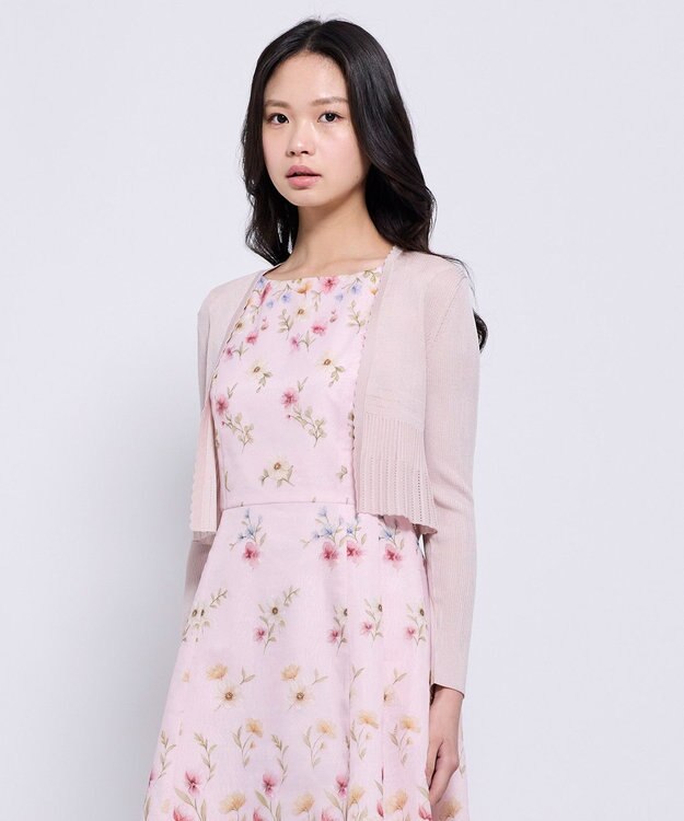 TOCCA EYELET AJISAI ボレロ ピンク系