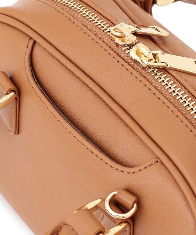 23区 【Oggi掲載】ミニ ボストンバッグ キャメル系