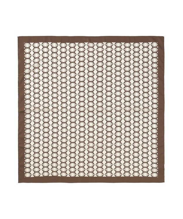 AMERICAN HOLIC 亀甲柄スカーフ Brown