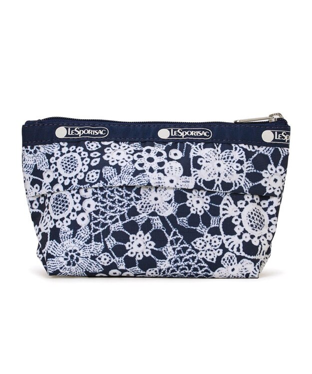 LeSportsac SMALL SLOAN COSMETIC/フローラルレースネイビー フローラルレースネイビー