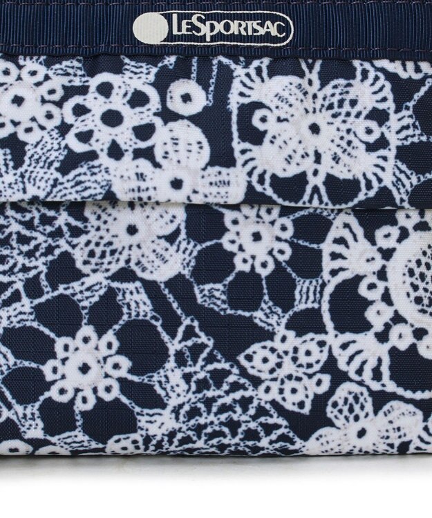 LeSportsac SMALL SLOAN COSMETIC/フローラルレースネイビー フローラルレースネイビー