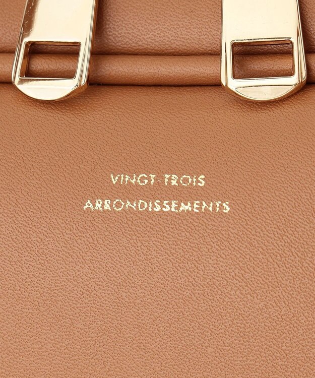 23区 【Oggi掲載】ミニ ボストンバッグ キャメル系