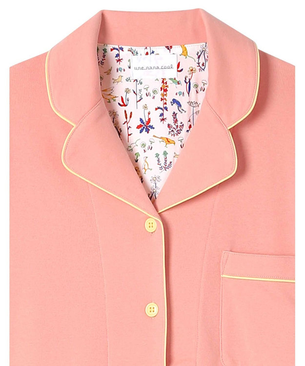 une nana cool 【綿100％】フライスパジャマ　ＭＡＤＥ　ＷＩＴＨ　ＬＩＢＥＲＴＹ　ＦＡＢＲＩＣ PI