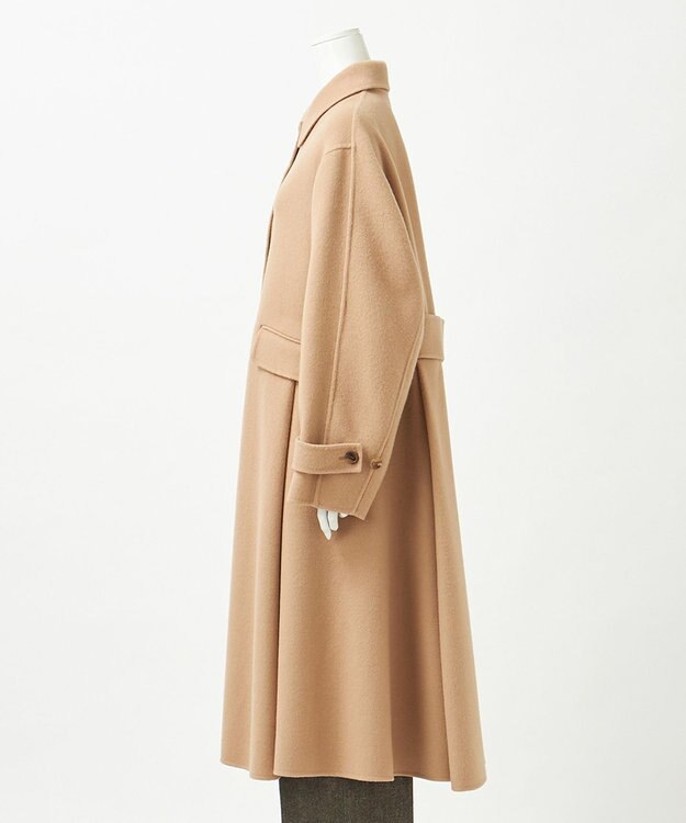 23区 L 【GOLD LABEL】ウールリバー ロングコート キャメル系
