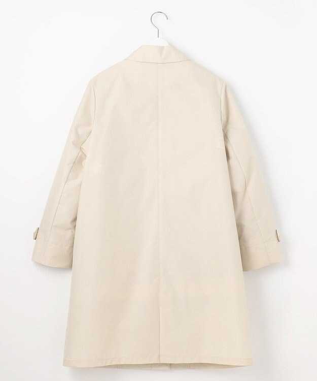 J.PRESS LADIES 【洗える】スパンライクナイロンタッサー ステンカラー コート ライトベージュ系