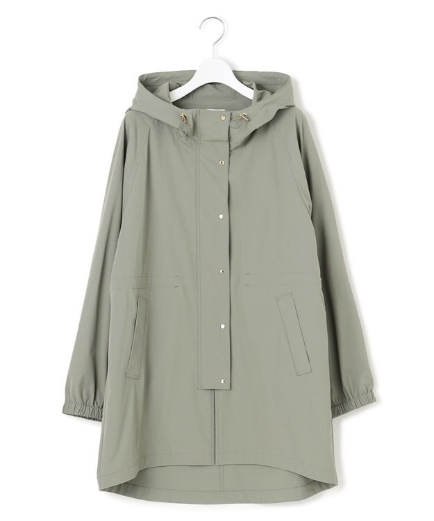 23区 【撥水加工】ナイロン2WAYストレッチ フーデットアウター カーキ系