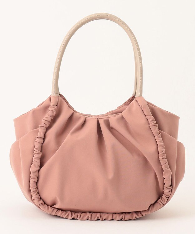 Y'SACCS 【Y’SACCS vous et】シャーリングミニトート ピンクベージュ