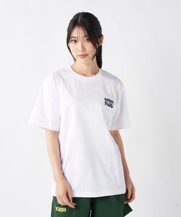 OP／FILA 【Kappa】スイムグラフィック Tシャツ ホワイト