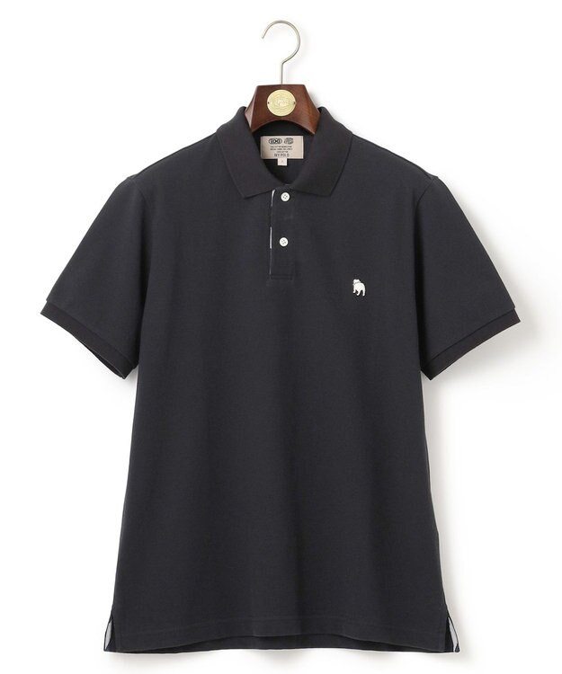 J.PRESS MEN 【大人気 / 10色展開】バックブル カノコレジメン ポロシャツ ブラック系