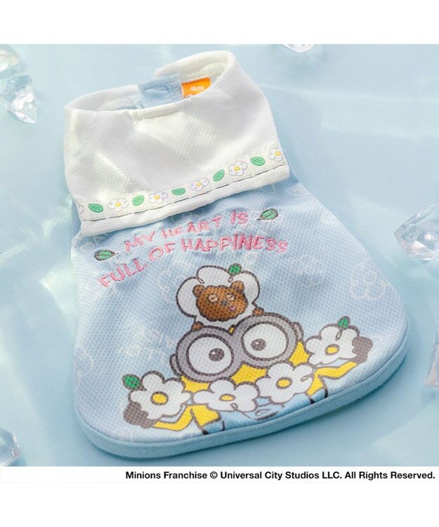 PET PARADISE ミニオン ポケットクール タンクトップ 《デイジー柄》 小型犬 ライトブルー