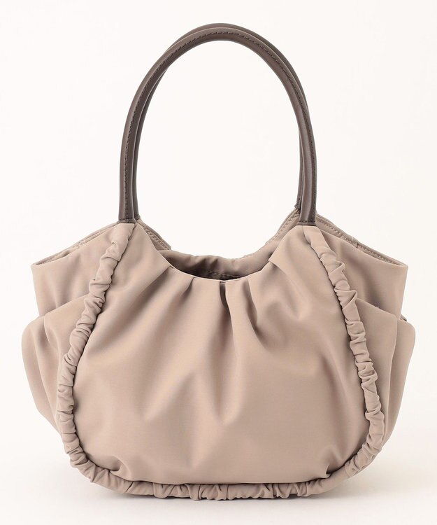 Y'SACCS 【Y’SACCS vous et】シャーリングミニトート ベージュ