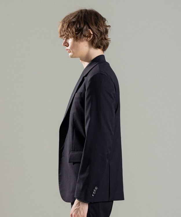 JOSEPH HOMME LORO TECHNICAL WOOL JACKET ブラック系