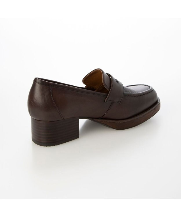 ing <ing>ストーム入りヒールローファー ダークブラウン