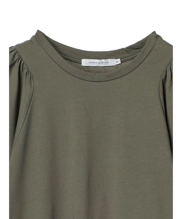 AMERICAN HOLIC フレアスリーブカットプルオーバー Khaki